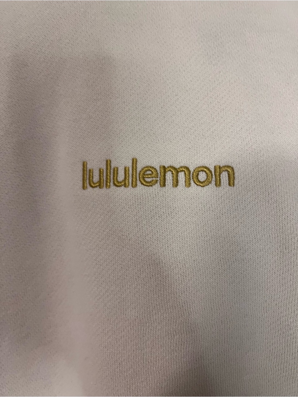 #506 NWT Lululemon Lunar New Year Steady State Hoodie Light Ivory Gold L - Picture 3 of 6